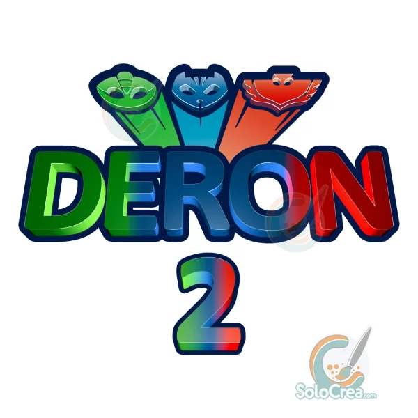 Logo Personalizado de PJ Mask - Archivo Digital para descargar