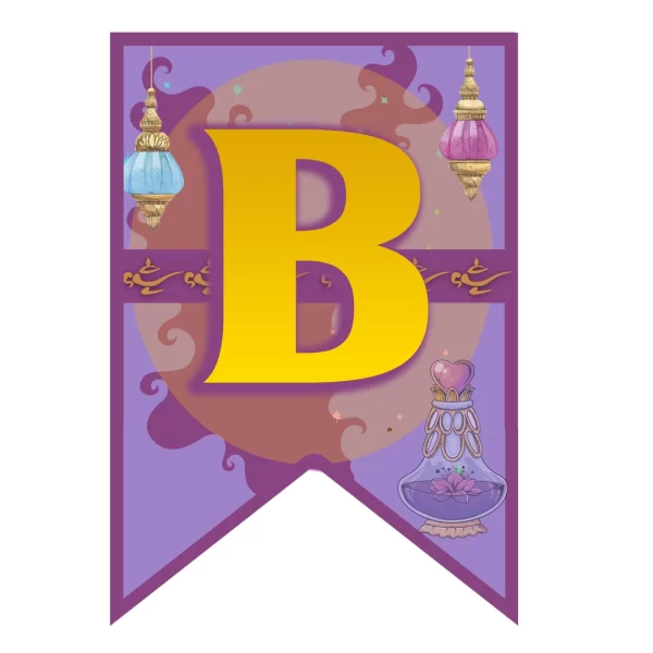 Banderín de Genio - Lampara archivo digital - descarga inmediata.