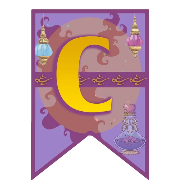Banderín de Genio - Lampara - Archivo digital - Descarga Inmediata - Imagen 2