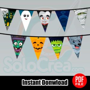 Banderín de Halloween - Descarga Gratis