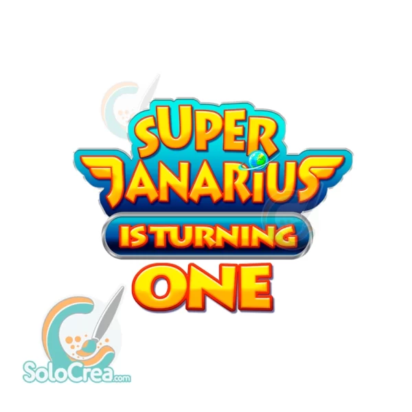 Logo Personalizado de Super Wings para Cumpleaños: Diseño Digital con el Nombre del Niño - Imagen 3