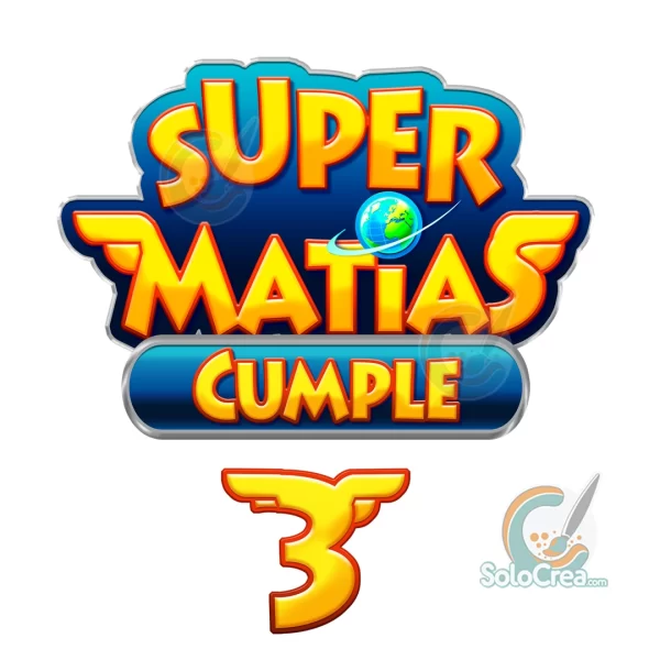 Logo Personalizado de Super Wings para Cumpleaños: Diseño Digital con el Nombre del Niño - Imagen 4