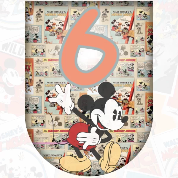 Banderín de Mickey- Mouse archivo digital - descarga inmediata.