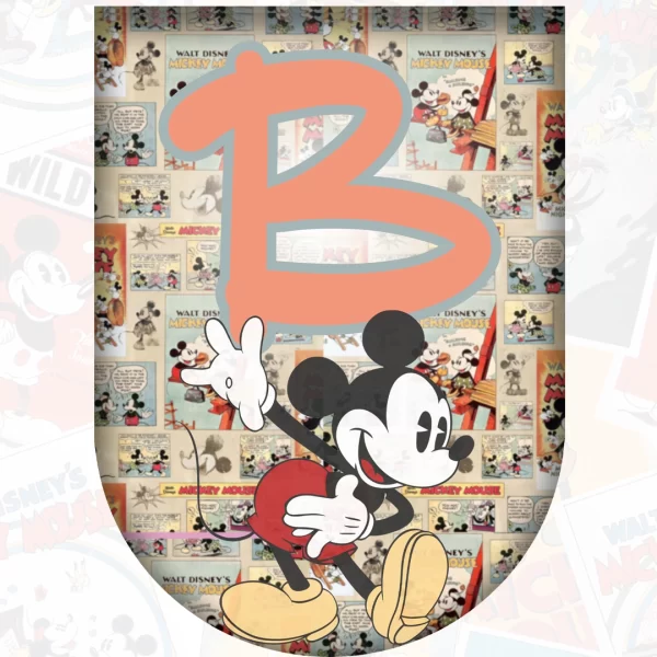 Banderín de Mickey- Mouse archivo digital - descarga inmediata.