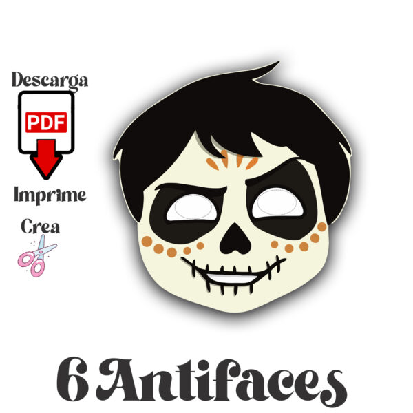 antifaces película Coco